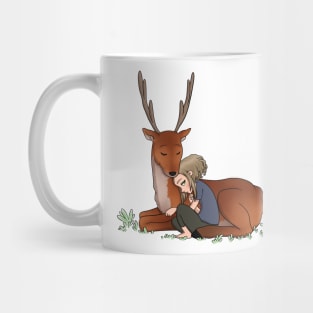 Girl and Deer Mug